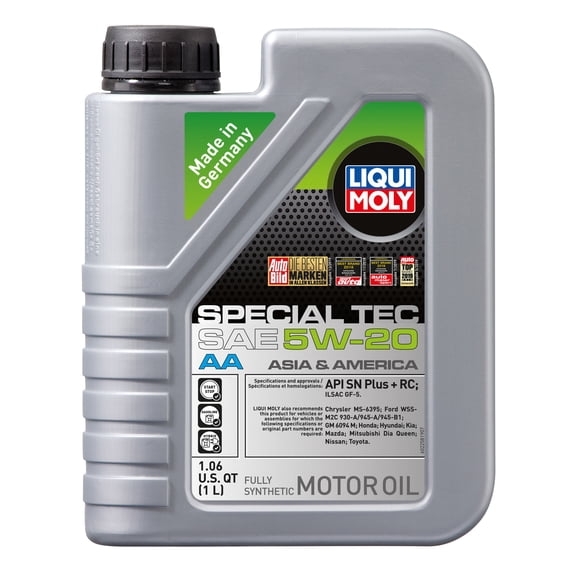 Liqui-Moly Special Tec 5W-20 Full Synthetic Motor Oil, 1 Liter