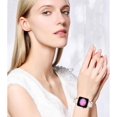 thumbnail image 5 of KOMI Band Replacement for Apple Watch 49mm 45mm 44mm 42mm 41mm 40mm 38mm Women Men Fashion Resin Wirstband Bracelet Strap for iWatch Ultra 2/1 Series 9 8 7 6 SE 5 4 3 2 1, 5 of 6