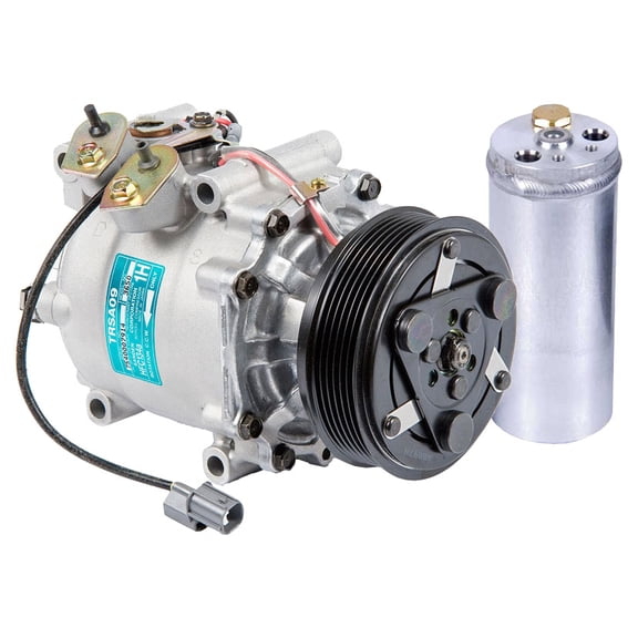 For Honda Civic 2001 2002 OEM AC Compressor w/ A/C Drier - BuyAutoParts