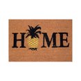 thumbnail image 1 of Binwennn Couvertures avec Pompons Ananas Lettre Imprimée Tapis de Porte Tapis d'Entrée Extérieur Porche Tapis de Sol en Polyester, 1 of 3