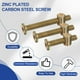 thumbnail image 3 of Uxcell 4 Set Pernos y Tuercas para Literas, Tornillos de Cabeza Hexagonal M8x80mm para Cabeceros de Cama, Sillas y Muebles, 3 of 7