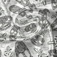 thumbnail image 5 of Ambesonne Black and White Valance Pack of 2, Abstract Skulls, 54"X12", White and Black, 5 of 5