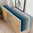 thumbnail image 4 of Blue Ombre Wooden Table Runner - 70 Inch Long, Kitchen Dining Table Runner Dresser Scarves, Farmhouse Retro Wood Gradient Farmhouse Decor for Coffee Tables Wedding Party Banquet, 4 of 8
