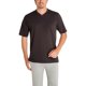 thumbnail image 4 of hajo Camiseta de hombre, pack de 4 - Básica, manga corta, cuello en V, algodón, uni Negro L (Large), 4 of 4