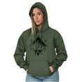 thumbnail image 4 of Spirit Mountain Diamond Spiritual Unisex Plus Fleece Graphic Hoodie Brisco Brands 4X, 4 of 5