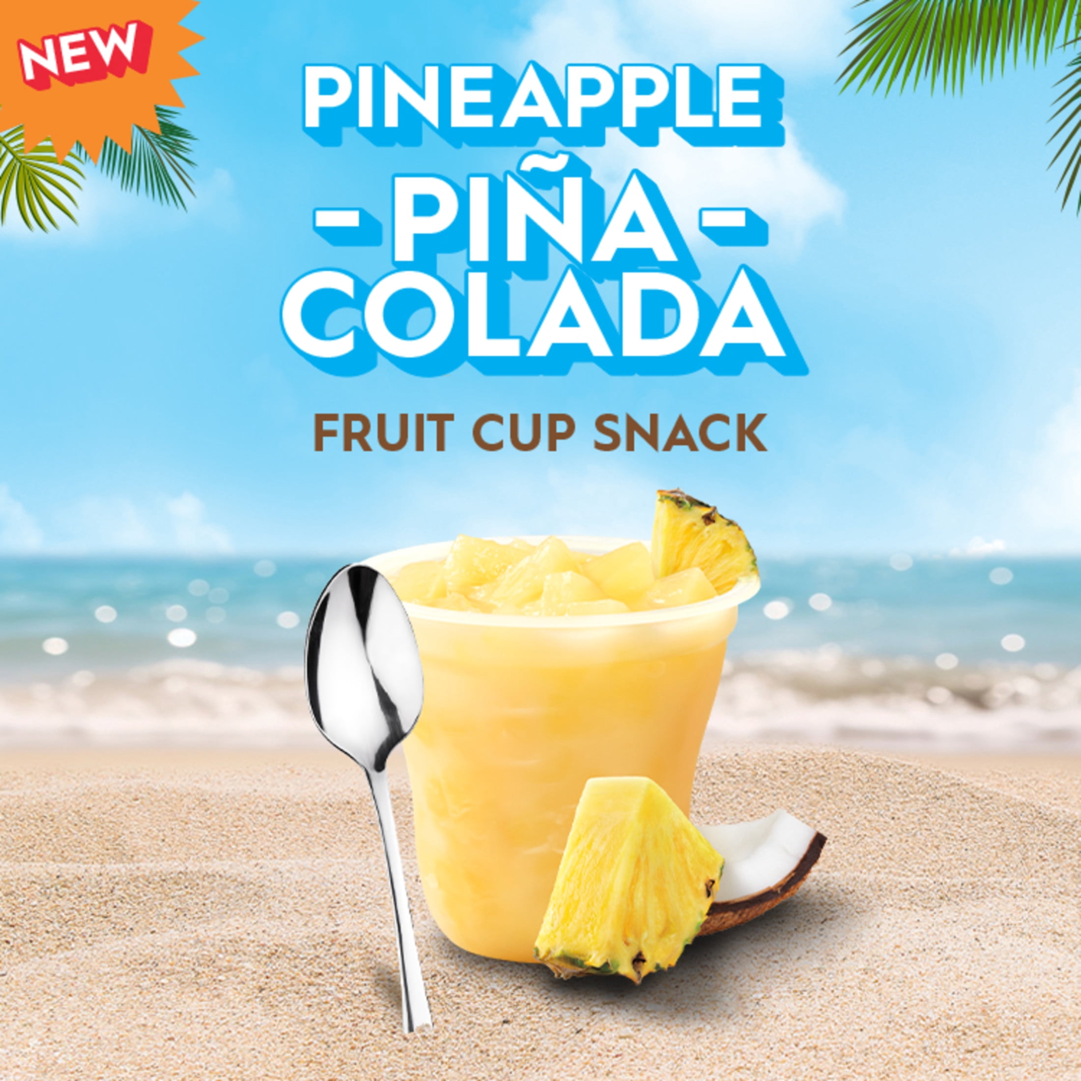 Del Monte Escapes Pineapple Pina Colada, 2-7 oz. Cup