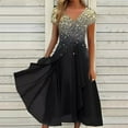 thumbnail image 4 of Women's Dress Fashion Casual Dresses Daily Wear Knitted Patchwork Female Sundress Lady Beach Elegant Women Clothes Stylish, 4 of 4