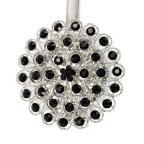 Pair Of Magnetic Crystal Curtain Tiebacks Tie Backs Buckle Clips