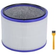 thumbnail image 1 of Double-Layer HePa Filter Replacement for Dyson Pure Hot Cool Link, Activated Carbon Layer for Indoor Air Quality Improvement, First Generation Compatibility, White + Purple (212 X, 1 of 5