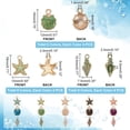 thumbnail image 5 of 60pcs 15 Styles Starfish Charms Enamel Shell Pendants Metal Spiral Shell Charms Ocean Seashell Dangle Charms Beads for DIY Making, 5 of 6
