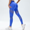 thumbnail image 4 of Bibifish Womens Yoga Pants Mesh Panel Design Full-Length Yoga Pants High-Waist Breathable Fabric Gym Workout Ventilated Activewear, 4 of 7