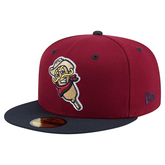Men's-New Era Navy Frisco RoughRiders Theme Nights 59FIFTY Fitted Hat