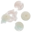 thumbnail image 5 of 1 Pc Fashion Elegant Flower Hair Scrunchies for Women for Girls 2.76"x2.36" Beige, 5 of 5