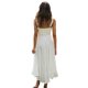 thumbnail image 4 of Vestido Sin Mangas Para Mujer Color SóLido Sin Mangas Sin Espalda Dobladillo Irregular Vestido De Una LíNea, 4 of 4