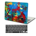 thumbnail image 1 of KSK KAISHEK Hard Shell Case Cover for MacBook Pro 13 inchs with Retina Display No Touch No USB-C, No CD-ROM + Black Keyboard Cover Model: A1425 & A1502 Red series 0670, 1 of 5
