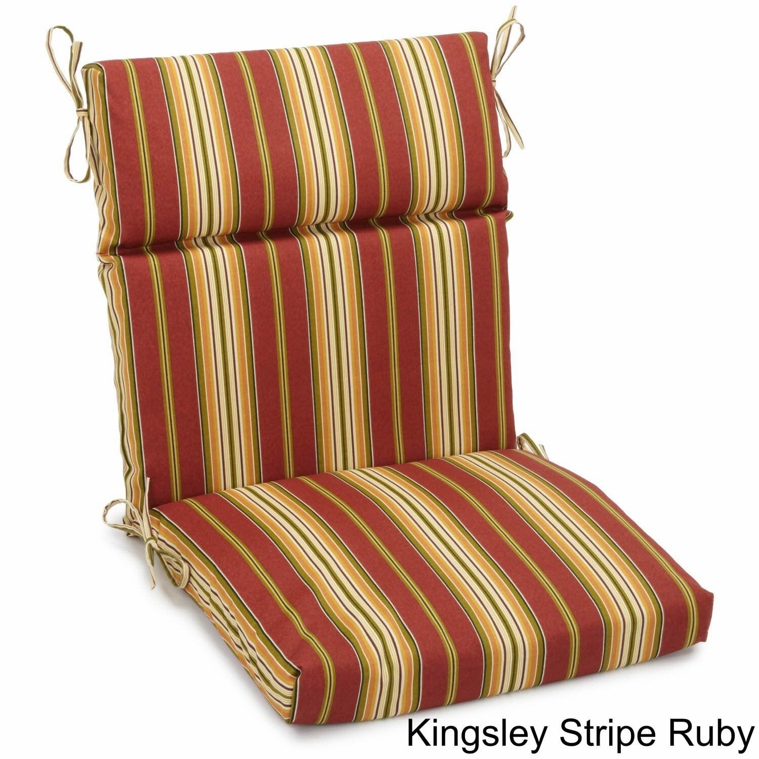 Blazing Needles 20 X 42 Indoor/Outdoor Sectioned Chair Cushion