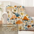 thumbnail image 2 of Mushroom Blanket for Kids Women Men, Flannel Mushroom Blankets Gifts, Mushroom Throw Blanket for Sofa Couch Bed Living Room Soft Warm Cozy Mushroom Decor 40" x 50", 2 of 7