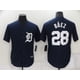 thumbnail image 1 of Nueva Camiseta De Béisbol Cardigan Tigers Baseball #28 Bzea Summer Sportswear Azul Oscuro-S (36), 1 of 2