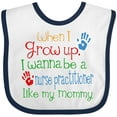 thumbnail image 3 of Inktastic Nurse Practitioner Like Mommy Boys or Girls Baby Bib, 3 of 4