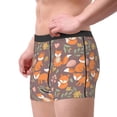 thumbnail image 3 of KLL Cute Little Fox Men's Cotton Boxer Briefs Underwear-XX-Large, 3 of 7