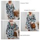 thumbnail image 5 of Paquete de mujer Vestido de suéter de cadera Manga larga Cuello en V Sin espalda Elegante Primavera Otoño Invierno Vestido para fiesta Trabajo Ocio Gris XL, 5 of 6