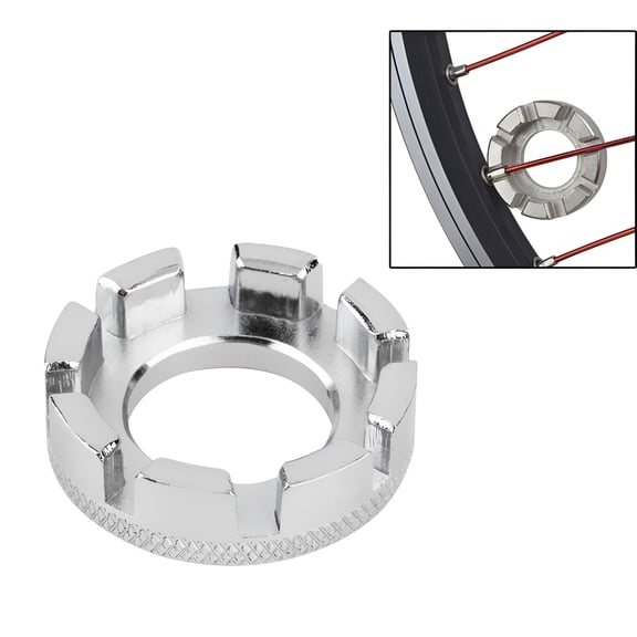 ZEPARO Bike Bicycle Repair Adjustment Wheel Spoke Cap 8 Way Wrench Spanner Tool