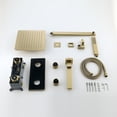 thumbnail image 4 of Three Functions Temperature Display Shower Set, Thermostatic Shower Faucet with Rough-in Valve, 4 of 5