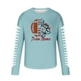thumbnail image 5 of Tawop Tshirts Shirts for Men Crew Neck Long Sleeve Graphic Casual Light Blue XL, 5 of 5