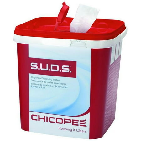 CHI 722 10 x 12 in. Single Use Dispensing System Towels - 110 per Roll, Roll of 6