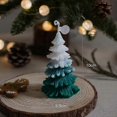 thumbnail image 1 of Christmas decoration Christmas candle ins style desktop mini ornaments high-end atmosphere dress up arrangement gift Christmas tree green -, 1 of 5