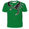 thumbnail image 1 of 2022 New Fashion Animal Scorpion 3D Print Short Pants Children Short-Sleeved Hip-Hop Streetwear Kids Summer13T Gong Bohan LED, 1 of 2