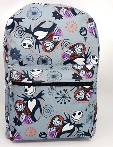 Backpack - The Nightmare Before Christmas - Jack Sally Grey School Bag ...