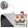 thumbnail image 4 of Christmas Winter Gnomes Mailbox Covers Magnetic Post Box Cover Wraps Large Size 25.5x21 in Inches for Garden Yard Decor, 4 of 7