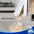 thumbnail image 3 of MR.Siga 2 Pack Airtight Cereal Containers Storage Dispenser Set,BPA Free, 1.6 L / 1.69 qt, Large,White,Material ABS, 3 of 9