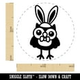 thumbnail image 2 of Easter Owl with Bunny Ears Rubber Stamp for Scrapbooking Crafting Stamping - Medium 1 Inch, 2 of 7