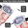 thumbnail image 3 of Happy Fall Tasse de Voyage Isolée en Acier Inoxydable 20 Oz - Double Paroi Isolée sous Vide, 3 of 6