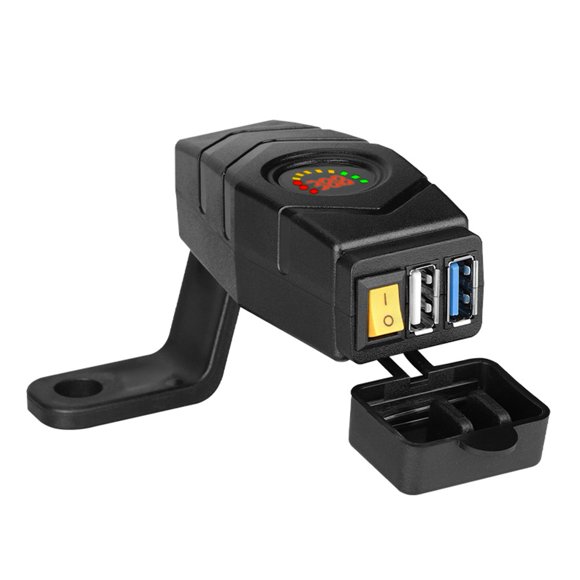 MYG 20-80V E-bike Handlebar USB Charger 24V 36V 48V 60V QC3.0 Quick Charger Adapter