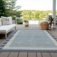 thumbnail image 6 of Addison Rugs Chantille Indoor/Outdoor Transitional Stripes Navy Washable Rectangle Rug, 10' x 14', 6 of 6