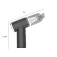 thumbnail image 3 of Aspiradora portátil de mano pequeña para coche, inalámbrica, para uso doméstico, recargable, de alta potencia y potente, con batería de gran capacidad de 4000 mA., 3 of 9