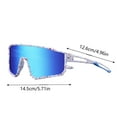 thumbnail image 2 of Sports Sunglasses for Men Women Youth - Polarized UV400 Protection Wrap Around Sunglasses for Cycling Running Baseball Softball Golf Fishing with Interchangeable Lenses, 2 of 4