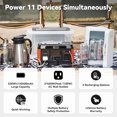 560W Power Station, Flashfish 520Wh/140400mAh Portable Solar Generator for CPAP Machine Outdoor RV/Van Camping Blackout Emergency