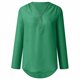 thumbnail image 4 of Camisa holgada de gasa para mujer - Top de manga larga con cremallera en tallas grandes - Color liso, estilo moderno - S-XXXXXL, 4 of 4
