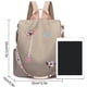 thumbnail image 3 of Qarigey Mochila funcional y de moda para mujer, cualquier ocasión, mochilas para mujer, mochila de viaje, bolsas Mochilas Caqui, 3 of 6