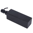 thumbnail image 1 of 200ml Square Shower Bottle 304 Stainless Steel Shampoo Hand Soap Dispenser Black, 1 of 9