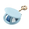 thumbnail image 1 of Mini espejo de maquillaje de piel sintética con llavero, espejo de tocador portátil para mujer con llavero, espejo cosmético plegable de mano de doble cara., 1 of 8