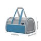 thumbnail image 3 of Bolsa plegable para gatos, portátil, transpirable, para viajes al aire libre, suministros para mascotas, 3 of 6