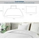 thumbnail image 5 of Juego de Funda Duvet Bluelander para Edredon Individual, Funda para Almohada, Diseño de Líneas, Blanco, 5 of 5