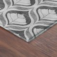 thumbnail image 3 of Addison Rugs Mayfield Premium Machine Washable Transitional Stripes Charcoal Rectangle Rug, 3' x 5', 3 of 6