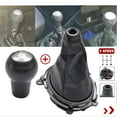 thumbnail image 1 of 5 Speed Manual Gear Shifter Knob Leather Case For Honda Fit For Jazz 2009-2015 Head + Cover, 1 of 10