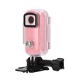 thumbnail image 1 of Videocámara A Prueba De Agua, Cámara Deportiva, Portátil, Liviana, Fácil De Operar Con Base De Transferencia Para Viajar, Esquiar, Surfear, Bucear Cergrey Rosa, 1 of 8